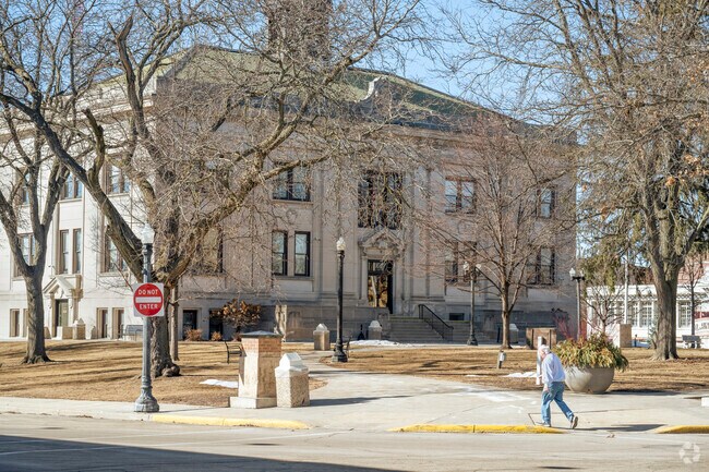 Baraboo's historic town square is where many yearly events take place.