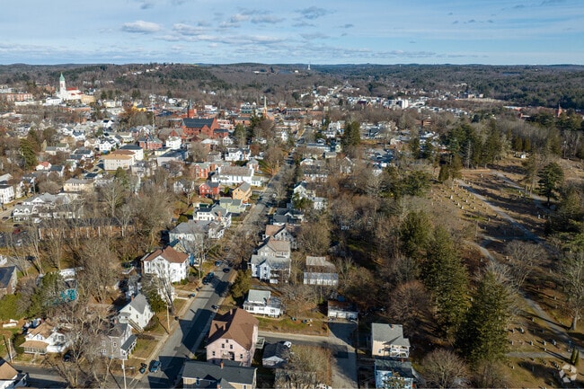 Southbridge's calm suburban streets are just minutes from downtown.