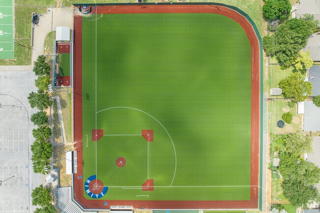 Baseball field at Nimitz High School in Irving.