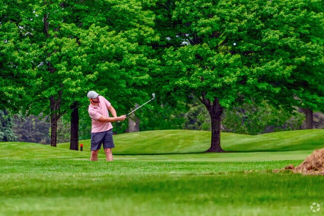 Enjoy a "day on the links" at the Travis Pointe golf course.