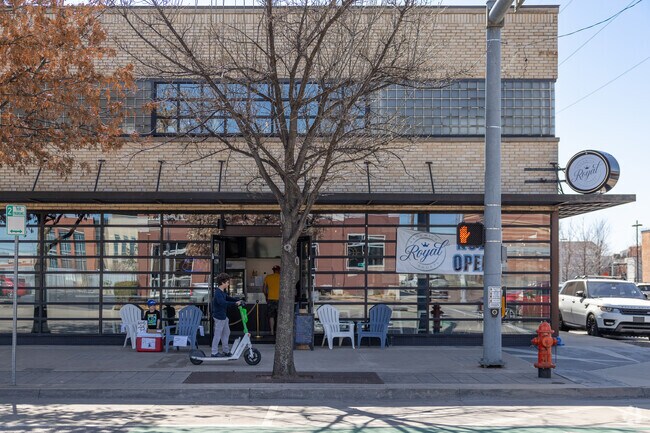 Royal Sandwich Shoppe sits along historic Film Row in the Arts District.