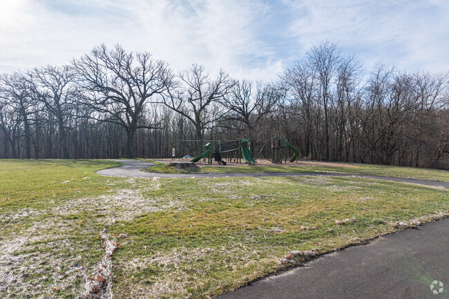 Students at Nettle Creek Elementary School are able to enjoy a bit of nature during recess.