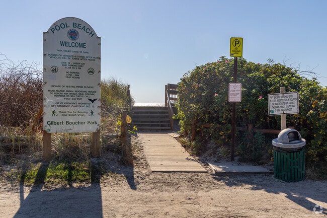 Pool Beach is a favorite spot for locals in Fortunes Rocks.