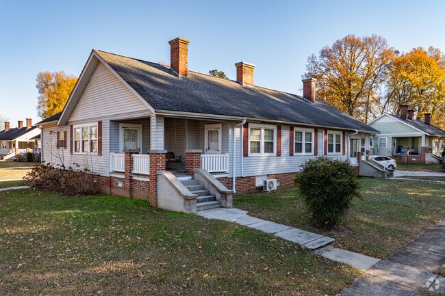 Duplex's in Historic Downtown Bemis point to the area's history as a company town.