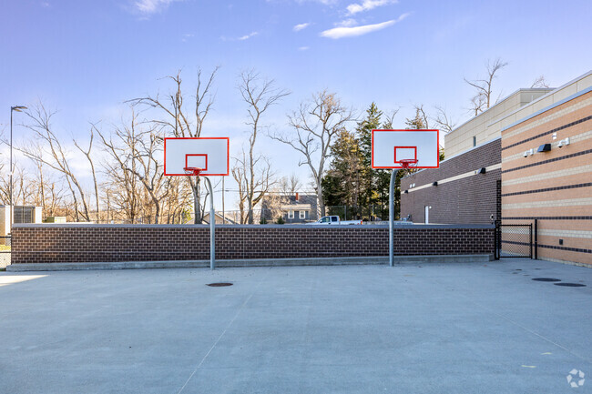 Students can enjoy a game of horse during recess at Belle Ryan Elementary.