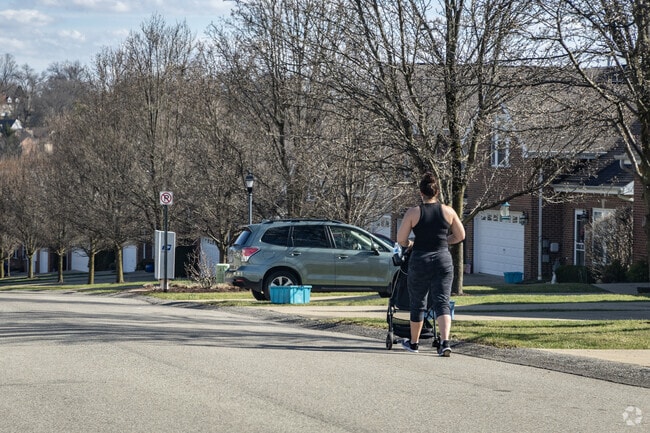 Residents of Whitehall enjoy long afternoon walks throughout their neighborhood.