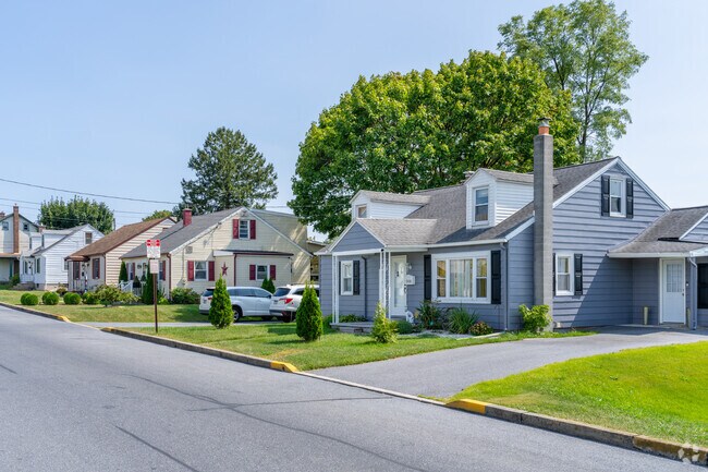 Cape Cods are prevalent in West Lebanon with dormer windows and detached garages.