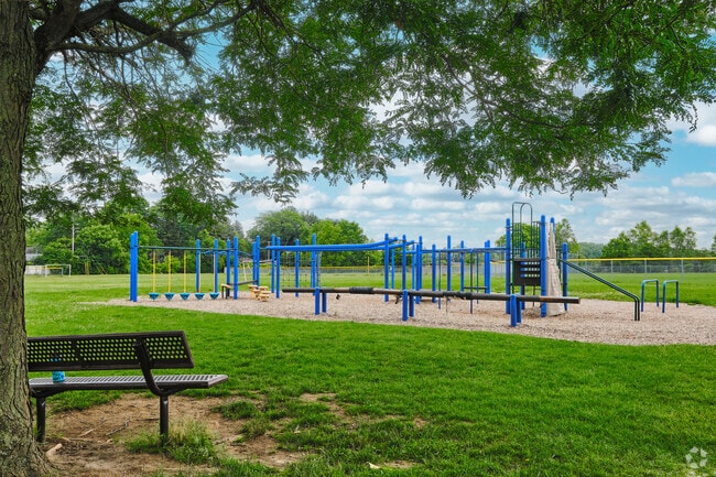 The playground behind Estabrook Elementary is perfect for students of all ages.