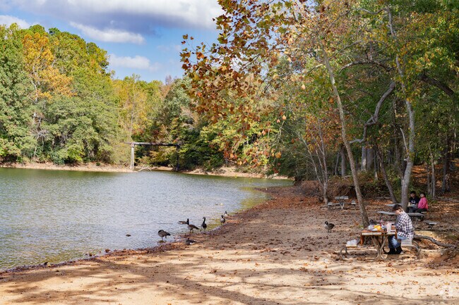 Longwood Park’s Lake Lanier access brings quiet beauty to Central Core’s outdoor experience.