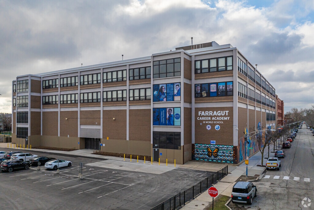 Farragut Career Academy High School in a public high school in Little Village.