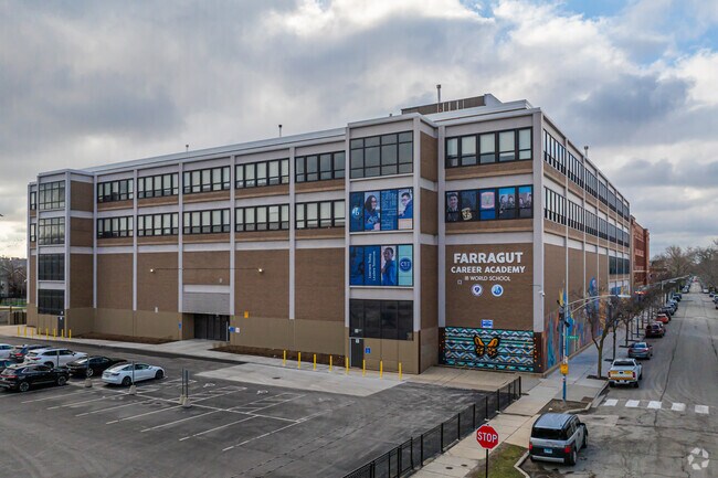 Farragut Career Academy High School in a public high school in Little Village.