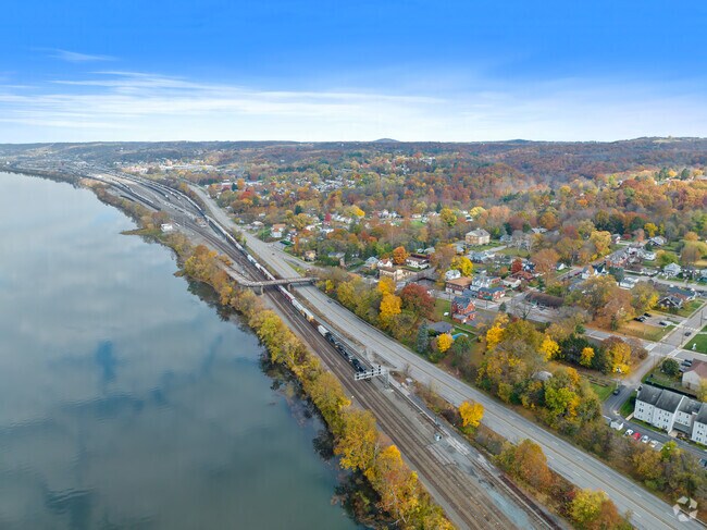 The town of Baden sits along the Ohio River, and heavily uses State Route 65.
