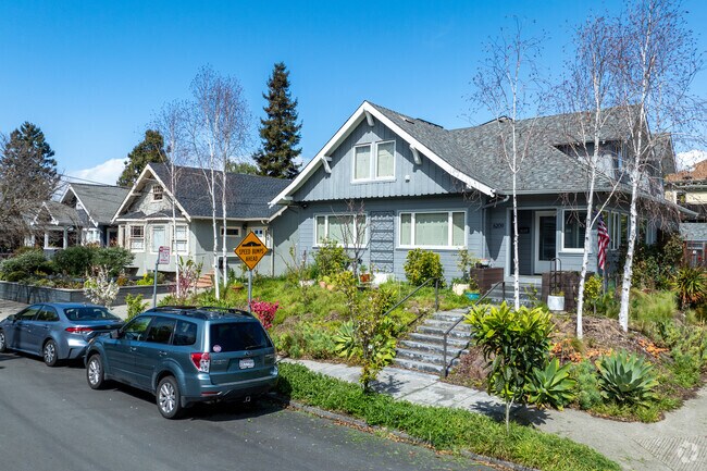 California bungalows are well maintained and line Fairview Park streets.