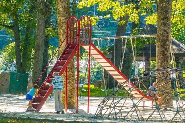 Red Run Park has several different playgrounds that kids can enjoy.