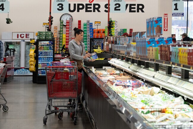 Bargain Market Grocery Outlet is a favorite grocery option in the Mill Park neighborhood.