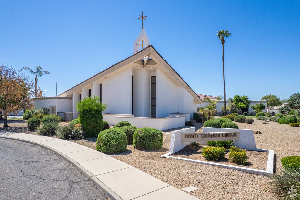 The impressive school building at Trinity Lutheran School in Litchfield Park.