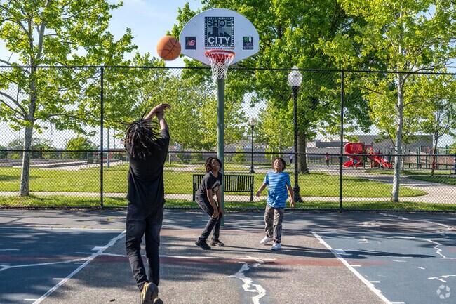 Shoot some hoops with friends in Brooklyn at Bay Brook Park.