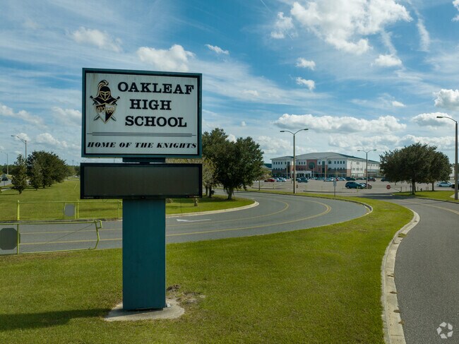 Oakleaf High School supports approximately 2400 students.