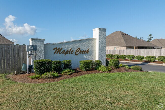 Maple Creek is a newly built subdivision in the Maplewood area.
