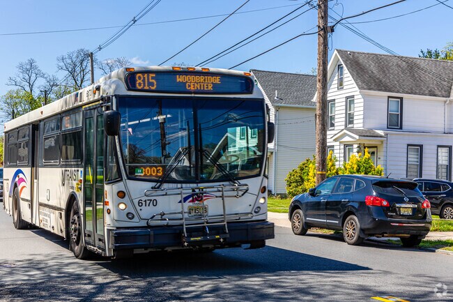 Bus lines are readily available in South River, NJ.