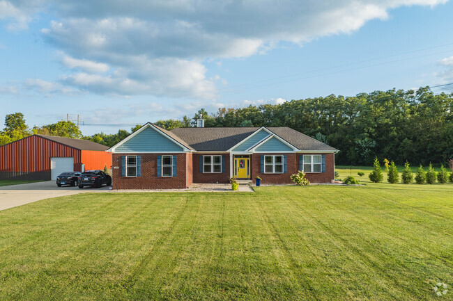 Ranch homes are popular throughout Popular Grove.