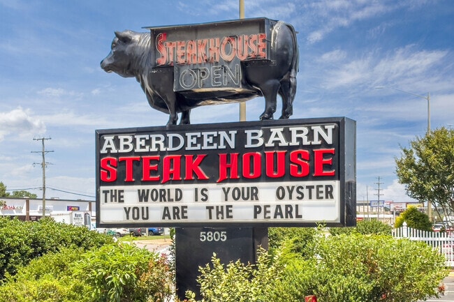 Aberdeen Barn Steak House in Bayside serves steaks in a warm, rustic dining room.