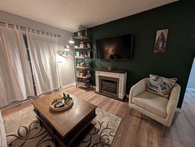 Cozy Living Room - angle 1 (furniture not included, staging only)