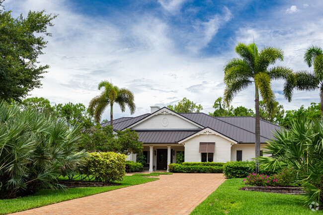 Grey Oaks homes offer privacy and grand entrances.