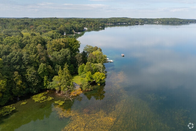 Pine Lake is the largest lake in Chenequa.