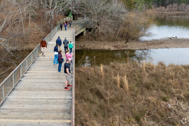Shelley Lake Park is a popular spot for nature watching in North Hills.