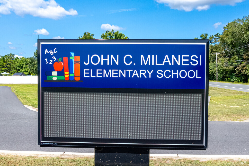 Children can begin their educational journey at John C. Milanesi Elementary School.