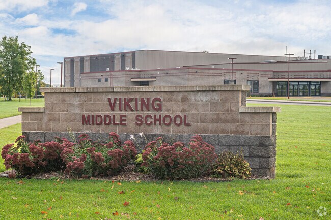 Viking Middle School sits on Woodville’s southeast side, serving Baldwin-area students.