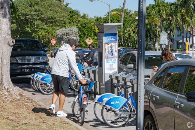 The Citi Bike program in Miami Beach allows Flamingo residents to commute on bicycle very easily