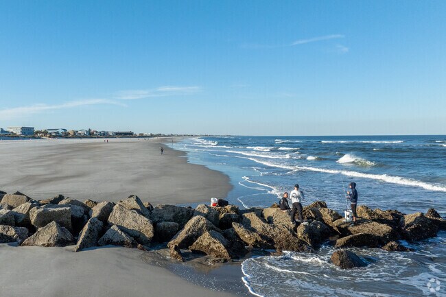 Fish from the rocks on Vilano Beach.