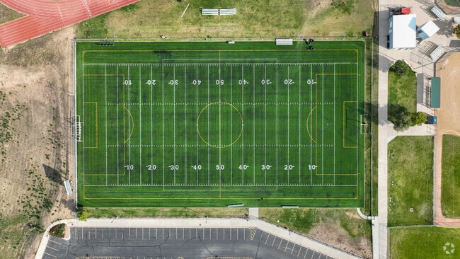 Bear Creek High School in Bear Creek has a large number of sports teams and clubs for students.