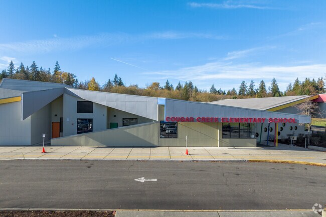 Cougar Creek Elementary School provides an education for a better tomorrow.