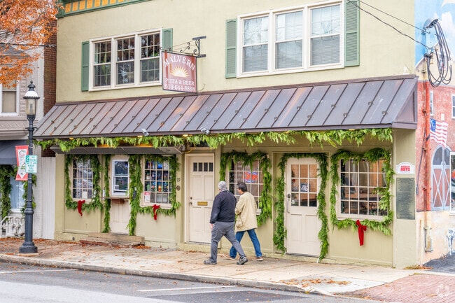 Locals love the pizza and sandwiches at Malvern Pizza.