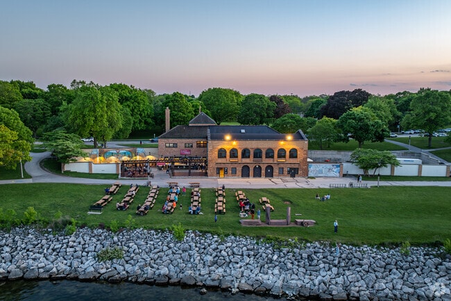 Bay View's South Shore Beer Garden is one of the most beautiful places in Milwaukee.