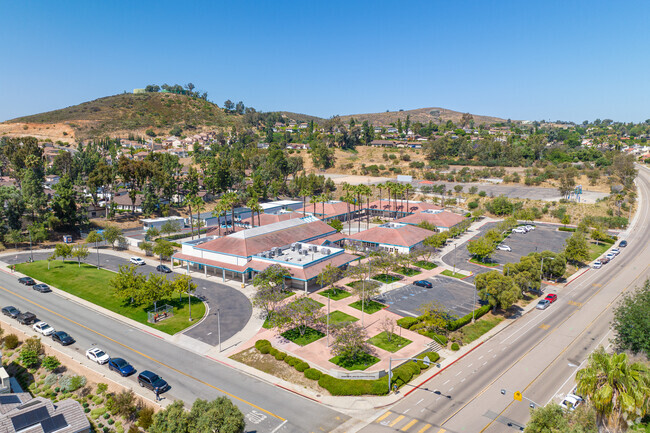 Sweetwater Springs Elementary School has a sprawling campus in a residential neighborhood.