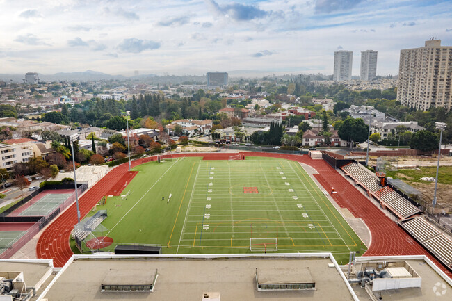 Beverly Hills High School is part of the Beverly Hills Unified School District.