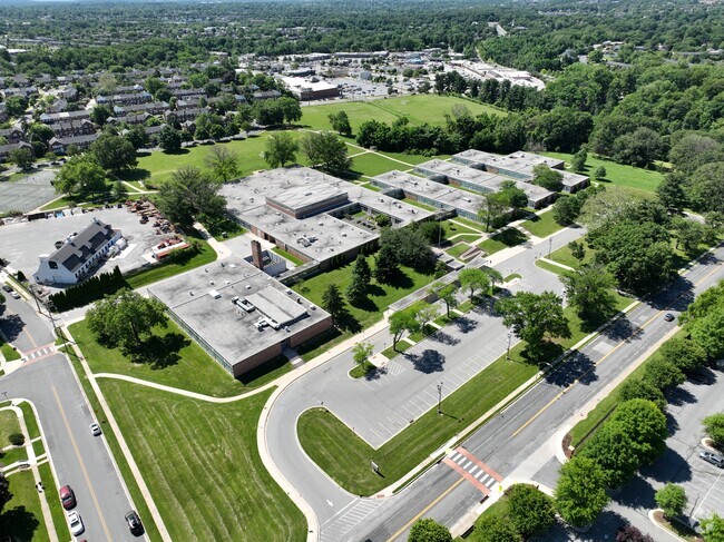 A great view of Loch Raven Technical Academy.
