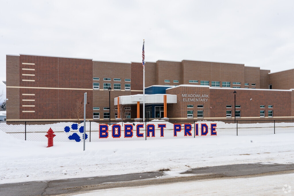 Meadowlark Elementary School is the home of the bobcat mascot.