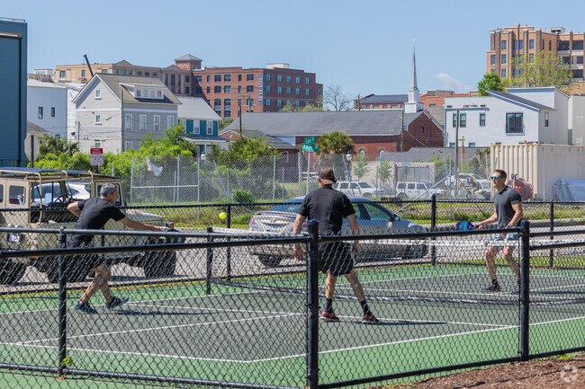 Meet friends in East Side for fun game of pickleball at Martin Park in Charleston.