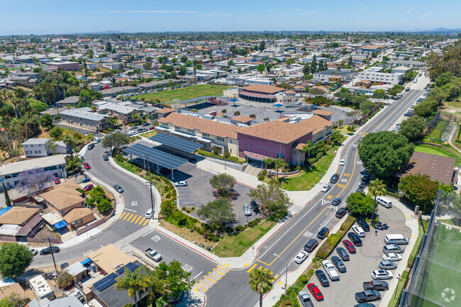 Fay Elementary School is located directly next to Colina del Sol Park.