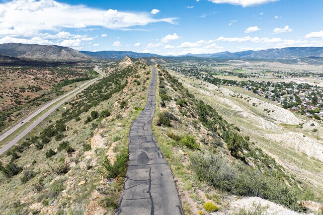 Drive the one way 2.8 mile scenic route with breathtaking panoramic views at Skyline Drive.