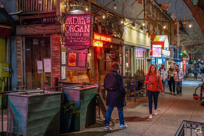 Madam's Organ is a landmark in this eccentric, lively neighborhood.