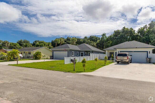 A typical row of homes lines the Schall Circle neighborhood.