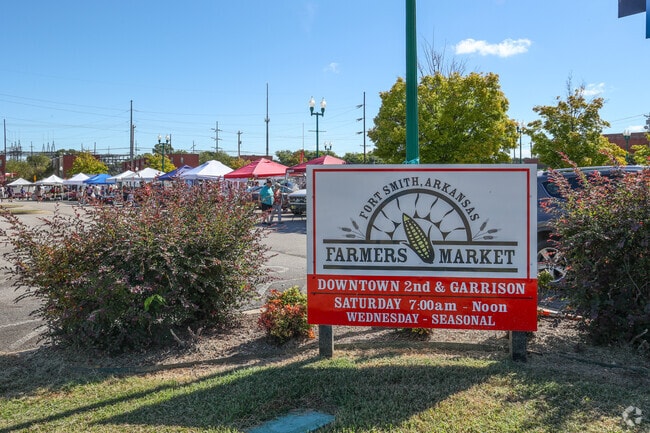 Find farm fresh produce at Fort Smith Farmers Market just a few miles North of Hillcrest.