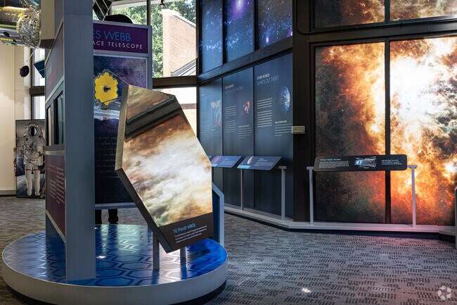 Learn all about the James Webb telescope at the Goddard Space Flight Visitor Center.