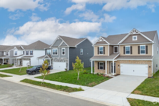 Newer homes in Plain City, Ohio typically sell between the $340,000s and $760,000s, depending on size and amenities like full basements and community clubhouses.